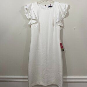 White Tommy HIlfiger Dress Size 10 New With Tags